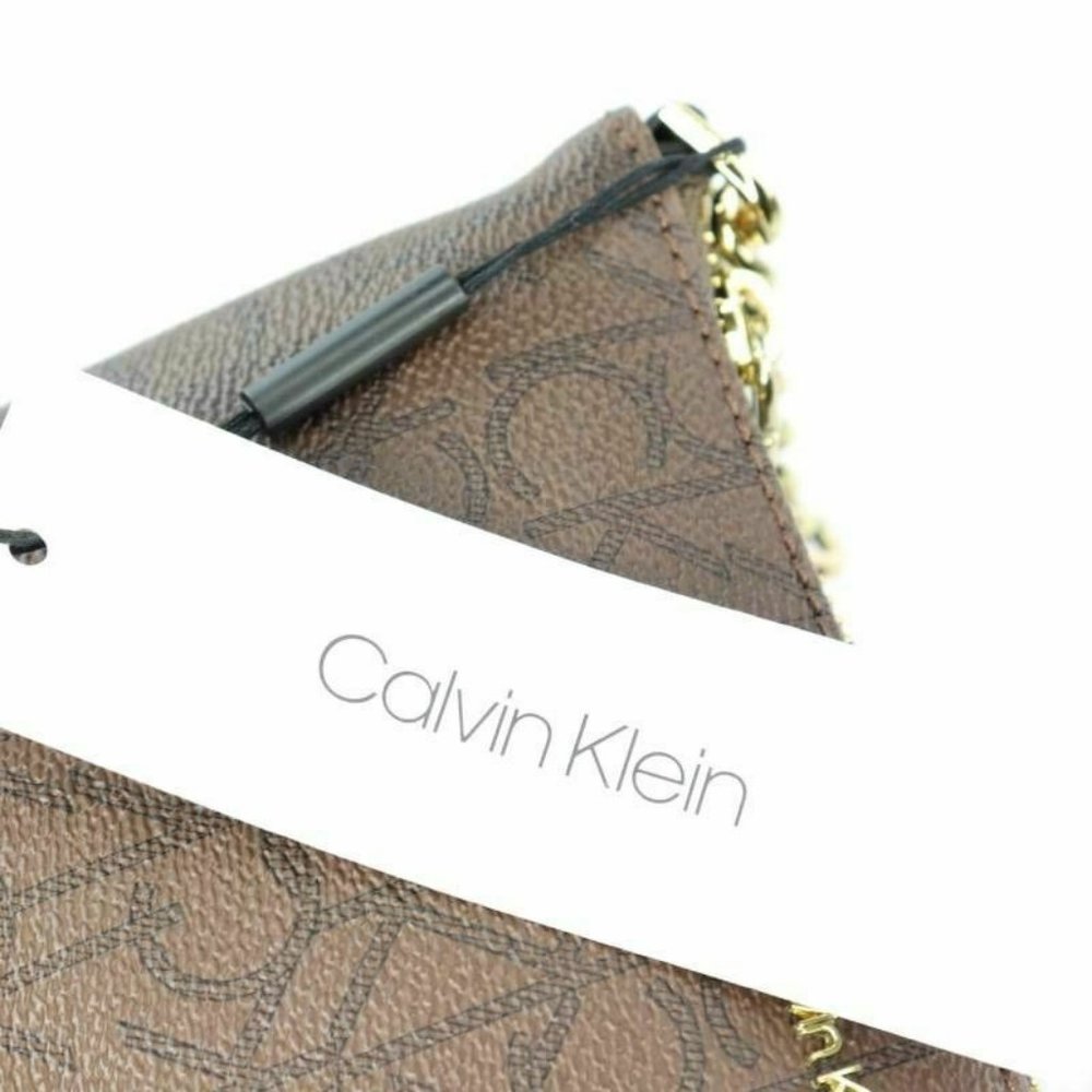 Calvin Klein Womens Hayden Crossbody Bag Brown Sig - Picture 7 of 8